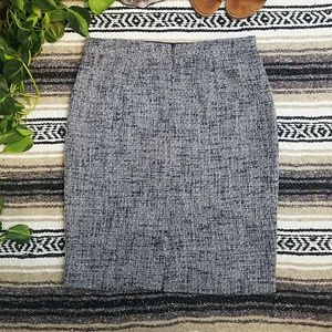 Textured Blue Banana Republic Skirt